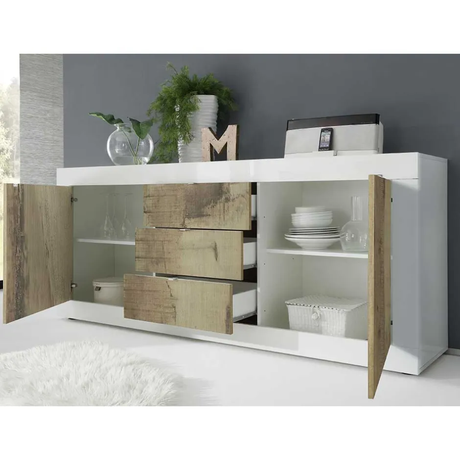 Wohnen Wohnzimmer Highboard & Sideboard - Olvenion (zweiteilig)
