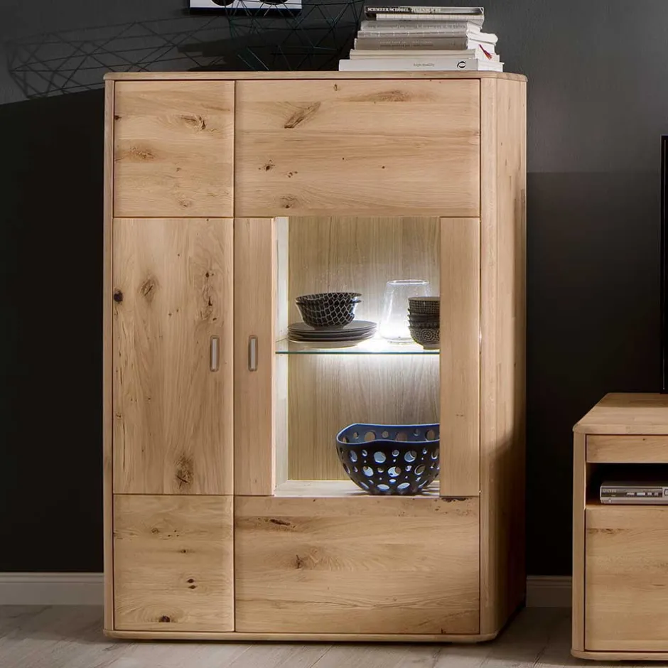 Wohnen Wohnzimmer Highboard aus Massivholz - Destal