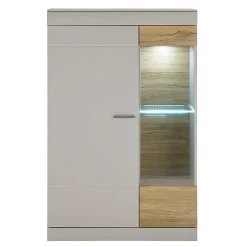 Wohnen Wohnzimmer Highboard mit Glas Einsatz - Lioscas