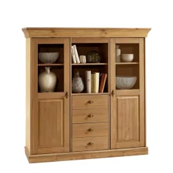 Wohnen Wohnzimmer Highboard Piatra aus Kiefer teilmassiv