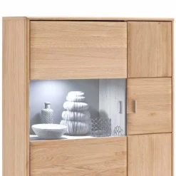 Wohnen Wohnzimmer Highboard Vernella aus Eiche Bianco