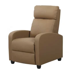 Wohnzimmer Kunstledersessel in Hellbraun - Ulnero^Wohnen