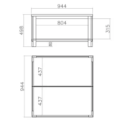 Wohnzimmer Landhausmöbel Set - Diatara (sechsteilig)^Wohnen Outlet