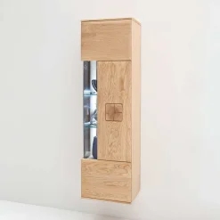 Wohnzimmer Möbel Kombi Pontros in Eiche Bianco (vierteilig)^Wohnen Sale