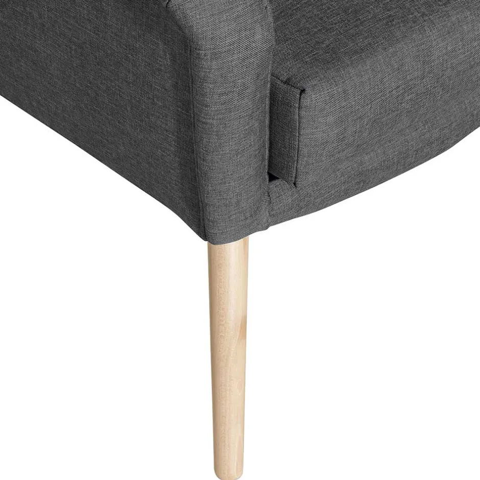 Wohnzimmer Polstersessel in Dunkelgrau - Rubin^Wohnen Best