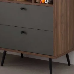 Wohnzimmer Regal mit vier Fächern - Nuies^Wohnen