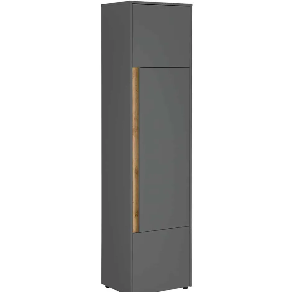 Wohnzimmer Schrank Kombi in Anthrazit - Ahilav (sechsteilig)^Wohnen Outlet