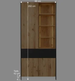 Wohnen Wohnzimmer Schrank mit Beleuchtung LED - Viligrana