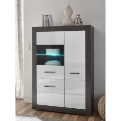 Wohnzimmer Schrank Set & Wandboard - Istensa (vierteilig)^Wohnen