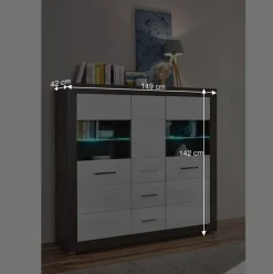 Wohnen Wohnzimmer Schrank Set modern - Istensa I (zweiteilig)