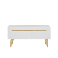 Wohnen Wohnzimmer Schrankset im Skandi Design - Ginko (vierteilig)