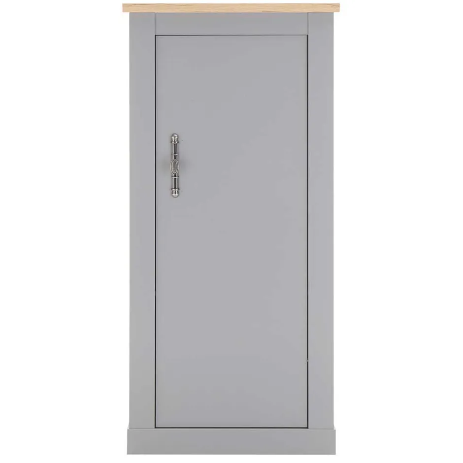 Wohnen Wohnzimmer Schränke & Regal in Lichtgrau - Buleta (vierteilig)