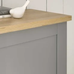 Wohnen Wohnzimmer Schränke & Regal in Lichtgrau - Buleta (vierteilig)