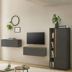 Wohnen Wohnzimmer Schränke Set modern - Ahilav (vierteilig)