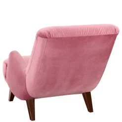 Wohnzimmer Sessel in Rosa und Nussbaum - Jily^Wohnen