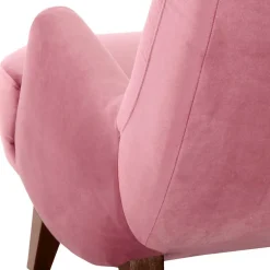 Wohnzimmer Sessel in Rosa und Nussbaum - Jily^Wohnen