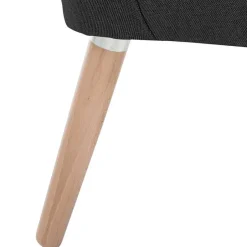 Wohnen Wohnzimmer Sessel in Schwarz Stoffbezug - Adaliz