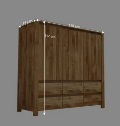 Wohnen Wohnzimmer Sideboard Nadalia aus Wildeiche Massivholz