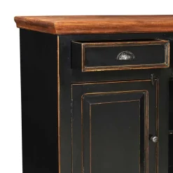 Wohnen Wohnzimmer Sideboard Sentiments in Schwarz