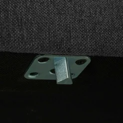 Wohnzimmer Sitzhocker in Dunkelgrau - Marietta^Wohnen Online