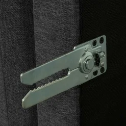 Wohnzimmer Sitzhocker in Dunkelgrau - Marietta^Wohnen Online