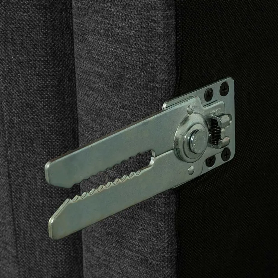 Wohnzimmer Sitzhocker in Dunkelgrau - Marietta^Wohnen Online