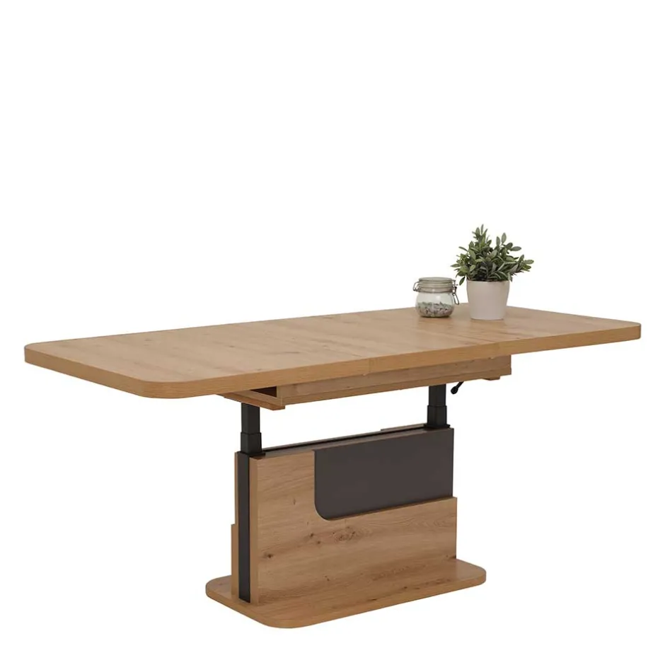 Wohnzimmer Säulentisch höhenverstellbar - Karima^Wohnen Discount