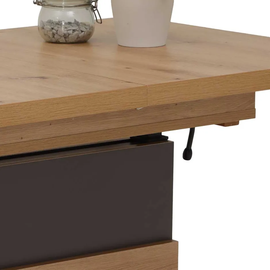 Wohnzimmer Säulentisch höhenverstellbar - Karima^Wohnen Discount