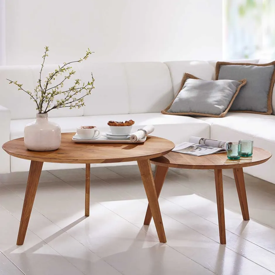 Wohnzimmer Tisch rund - Baluna^Wohnen Best