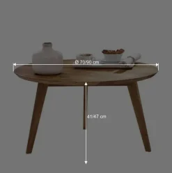 Wohnzimmer Tisch rund - Baluna^Wohnen Best