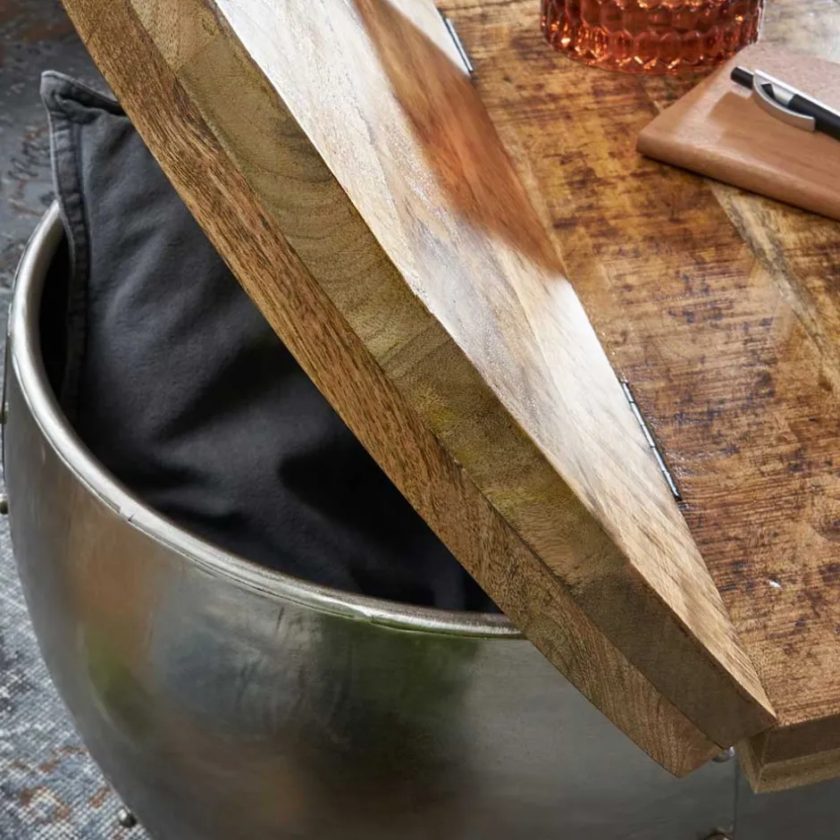 Wohnzimmer Truhentisch im Industrial Design - Annimo^Wohnen Online