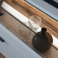 Wohnen Wohnzimmer TV Anbauwand 270 cm breit - Apulco (dreiteilig)