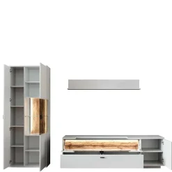 Wohnen Wohnzimmer TV Anbauwand 270 cm breit - Apulco (dreiteilig)