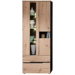 Wohnzimmer TV Anbauwand in Wildeiche - Kuetra (dreiteilig)^Wohnen Outlet