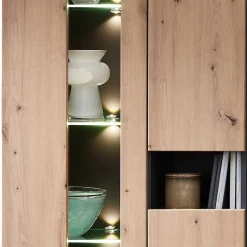 Wohnzimmer TV Anbauwand in Wildeiche - Kuetra (dreiteilig)^Wohnen Outlet