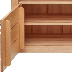 Wohnzimmer TV Anbauwand Möbelset - Amyonta (vierteilig)^Wohnen New