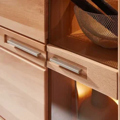 Wohnzimmer TV Anbauwand Möbelset - Amyonta (vierteilig)^Wohnen New