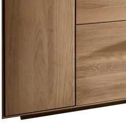 Wohnzimmer Vitrine aus Asteiche mit Metall - Clenza I^Wohnen Clearance