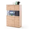 Wohnen Wohnzimmer Vitrine Highboard zweifarbig - Vecenda