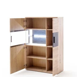 Wohnen Wohnzimmer Vitrine Highboard zweifarbig - Vecenda