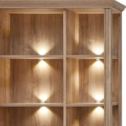 Wohnen Wohnzimmer Vitrine mit LED Beleuchtung - Barack