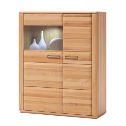 Wohnzimmer Vitrinenschrank Athias aus Kernbuche^Wohnen Clearance