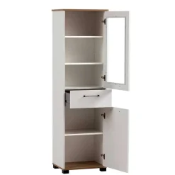 Wohnen Wohnzimmer Vitrinenschrank in Weiß - Cabinda