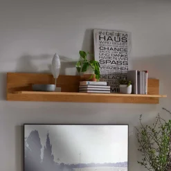 Wohnen Wohnzimmer Wandboard aus Wildeiche Massivholz - Millena