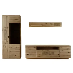 Wohnzimmer Wohnwand in Asteiche Hell - Losiamos (dreiteilig)^Wohnen Best