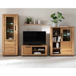 Wohnzimmer Wohnwand teilmassiv - Vlacoma (vierteilig)^Wohnen Hot