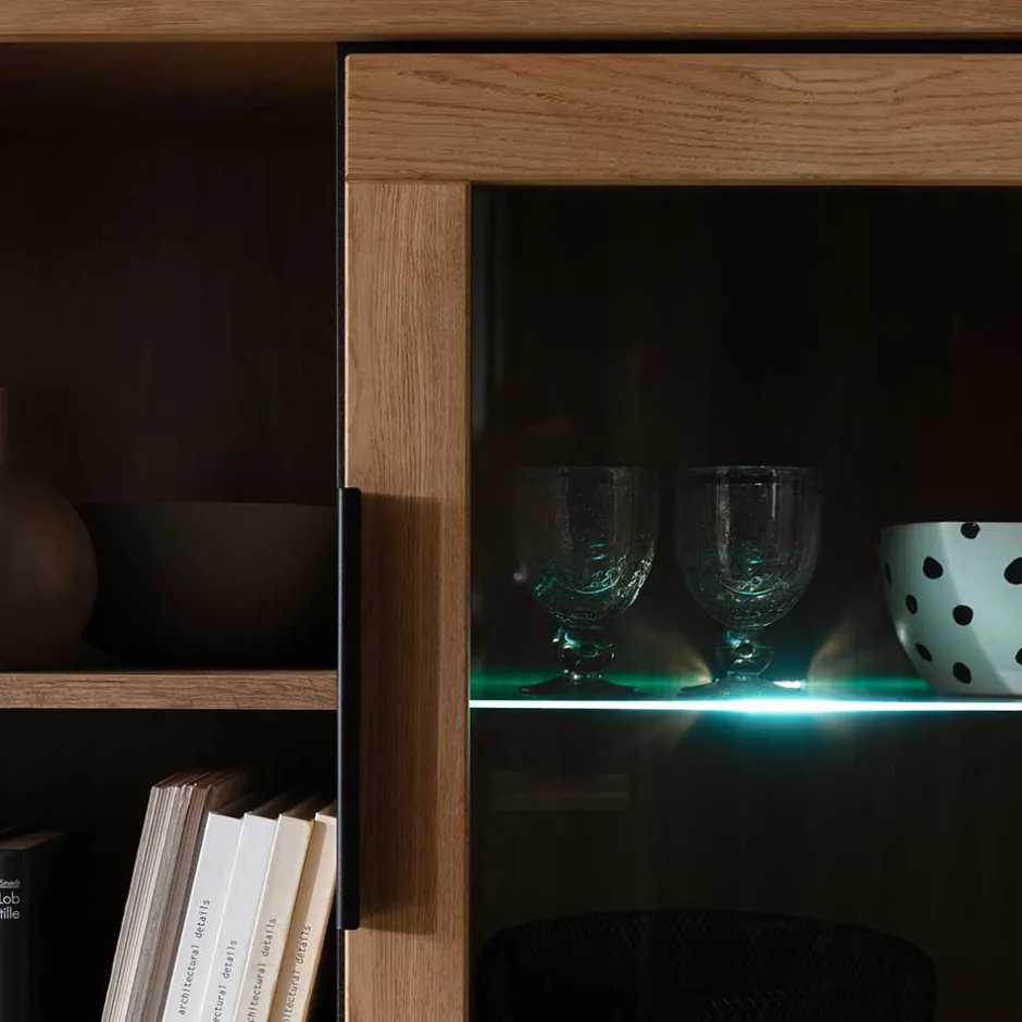 Wohnzimmer Wohnwand teilmassiv - Vlacoma (vierteilig)^Wohnen Hot