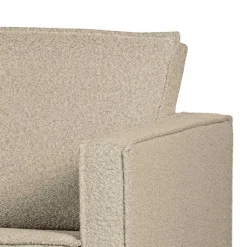 Wohnen Wohnzimmer Zweisitzer in Beige Boucle - Glamoure