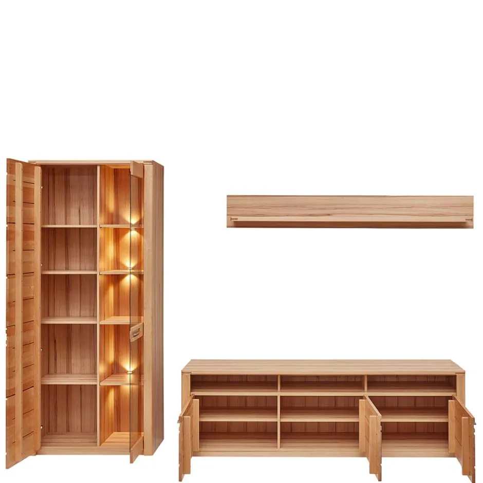 Wohnen Wohnzimmereinrichtung Set - Amyonta (dreiteilig)