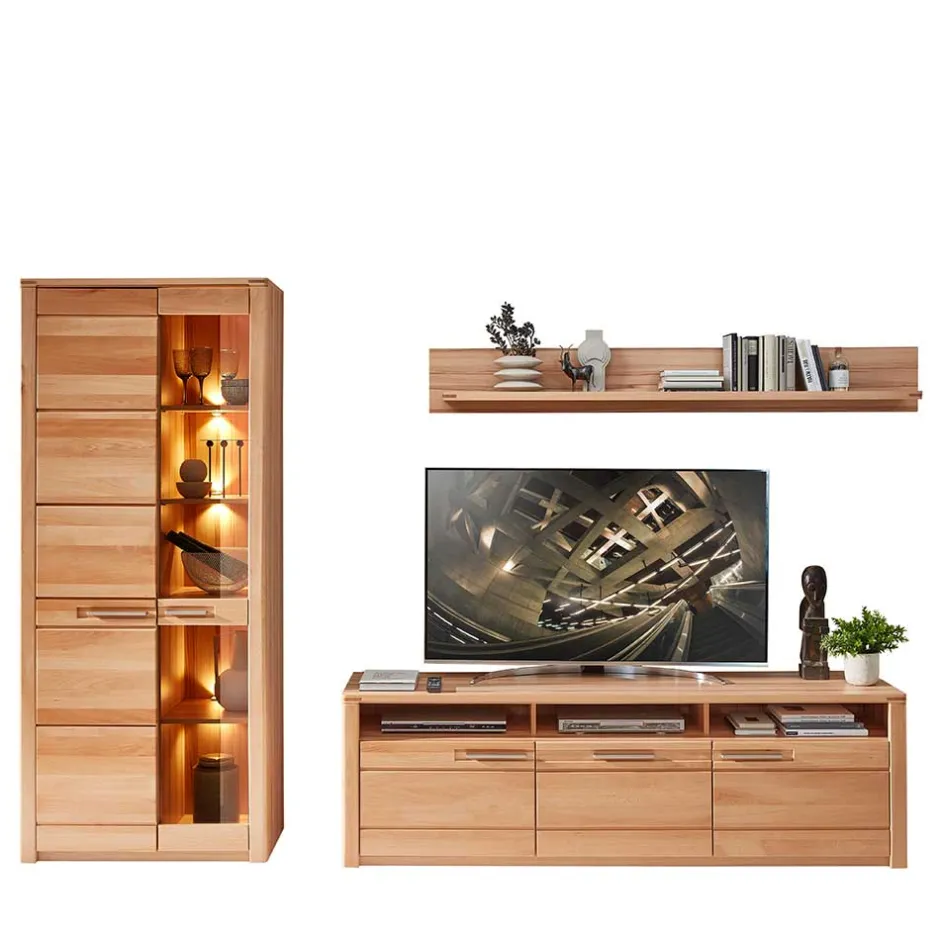 Wohnen Wohnzimmereinrichtung Set - Amyonta (dreiteilig)